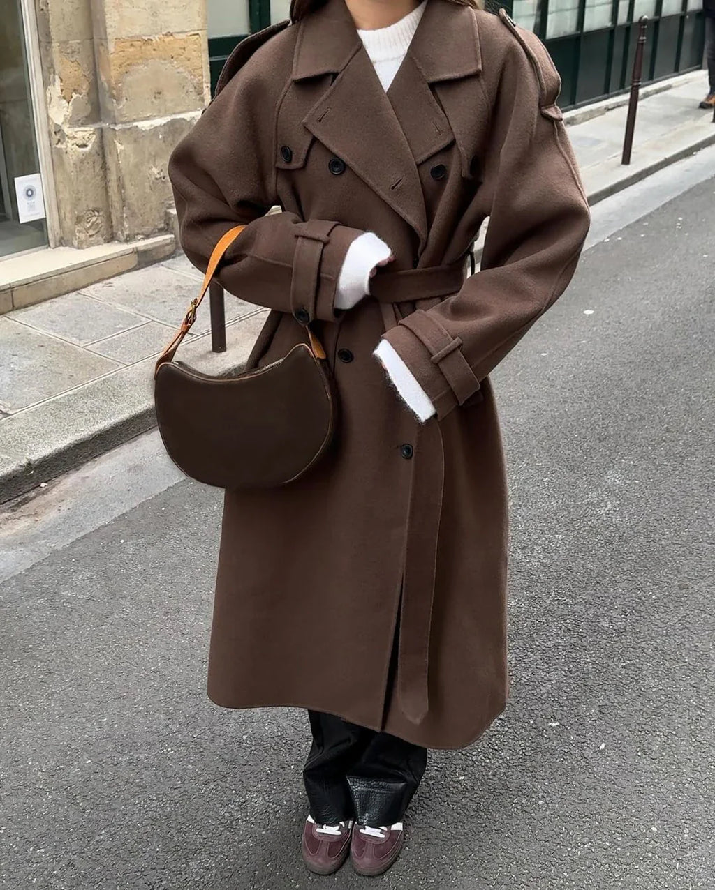 Manteau Trench En Laine Clara